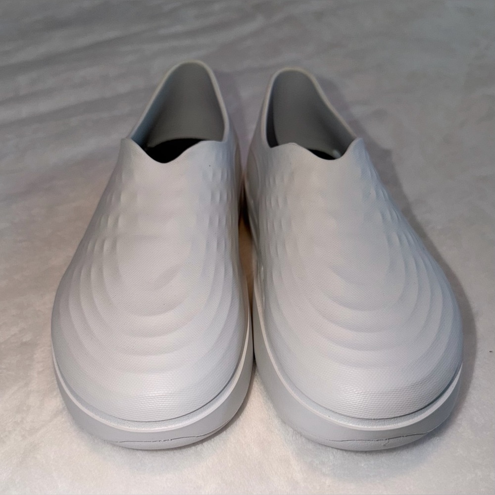 Stand+ White Slip-On Shoes